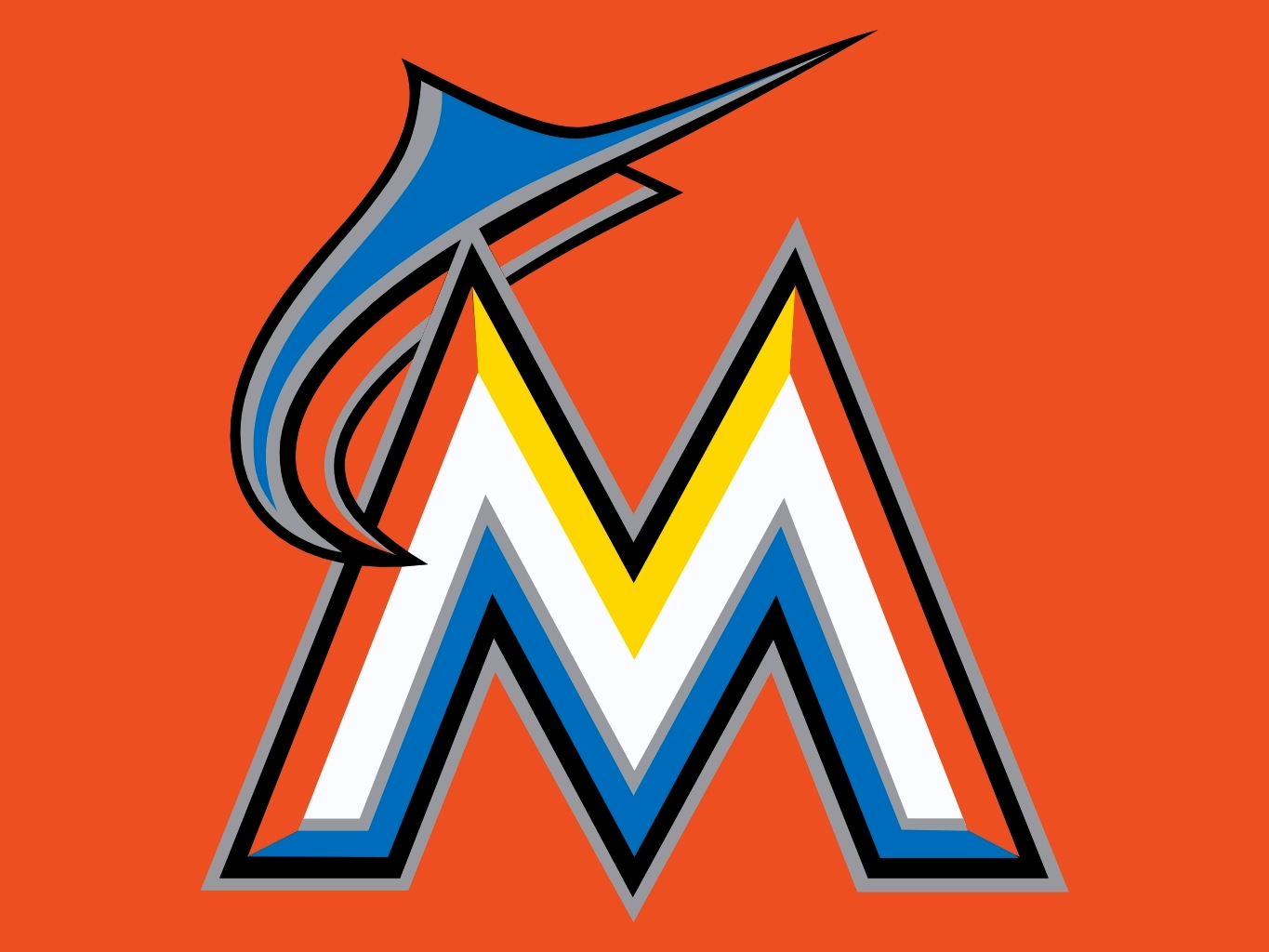 Miami Marlins Hair Dye - wide 1