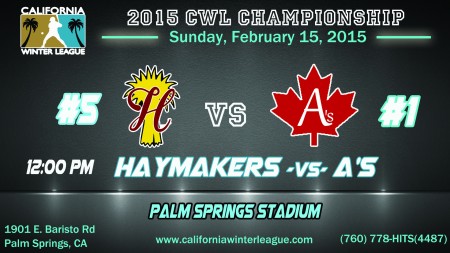 CWL Championship Schedule (2/15)