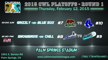 CWL Playoff Schedule – Round 1 (2/12/15)
