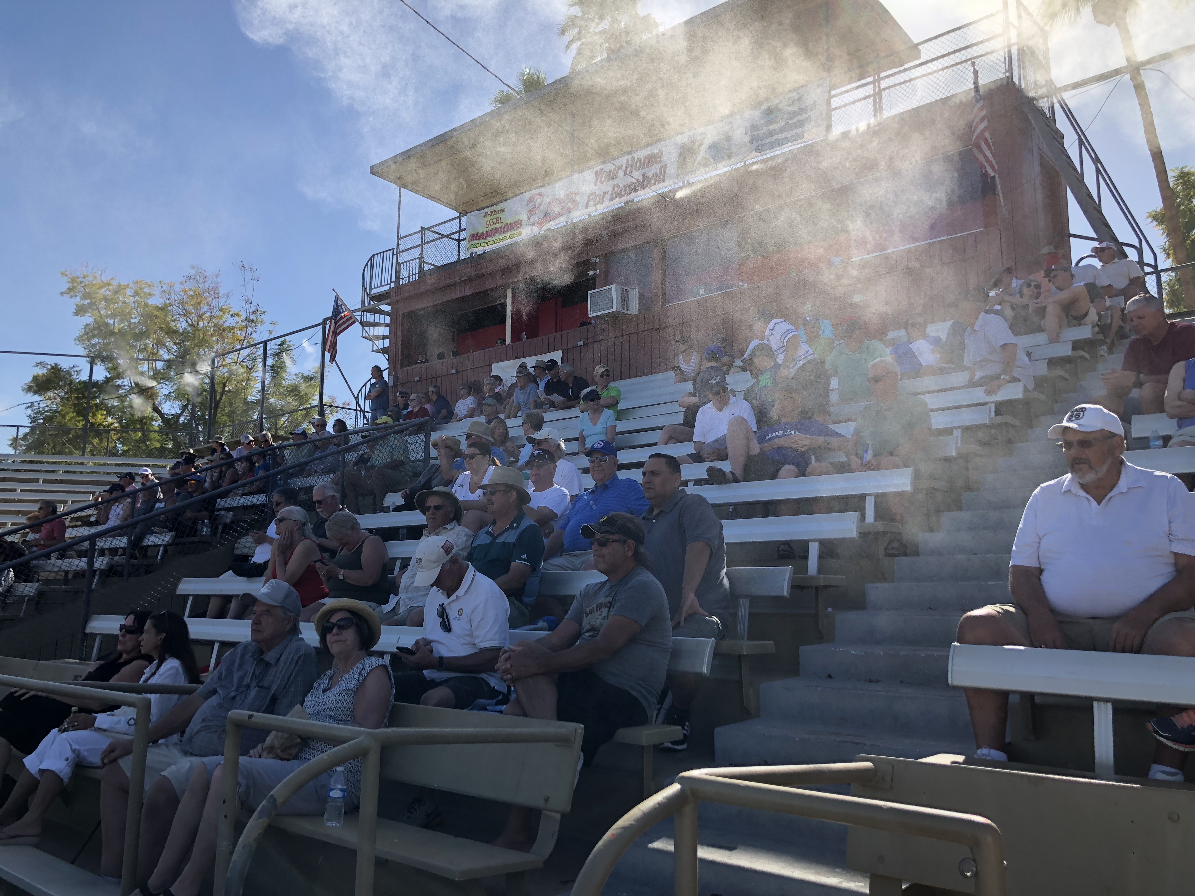 Palm Springs Stadium Misters Can’t Halt Streaking LumberJacks