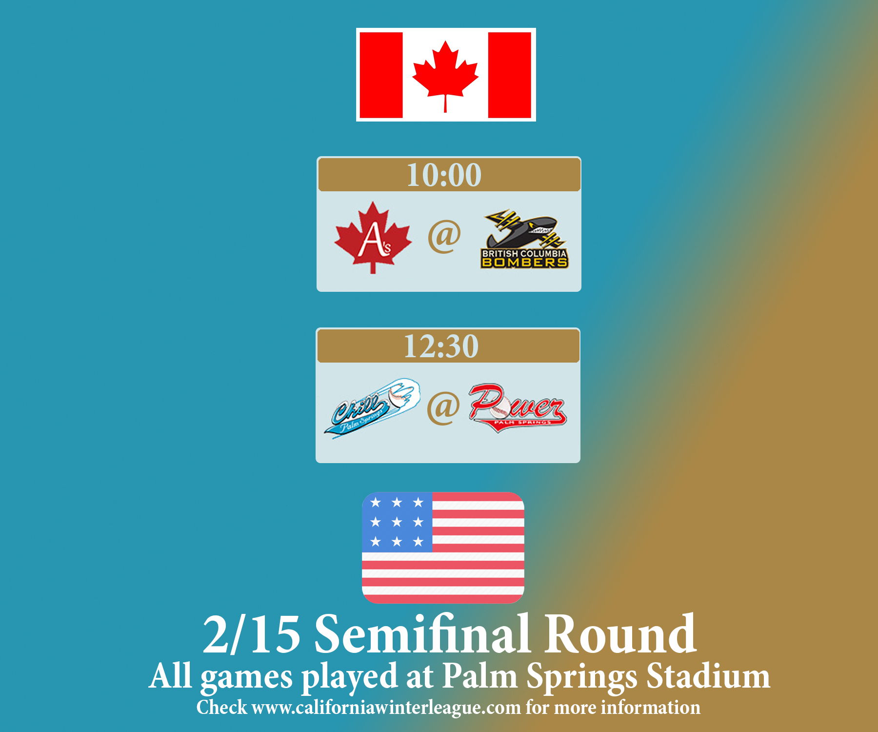 Semi-Final Matchups Set for Saturday